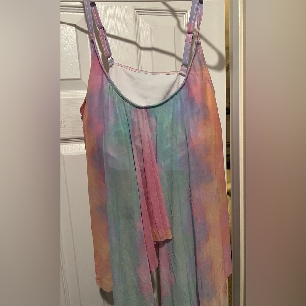 Multi bright color swim suit!!